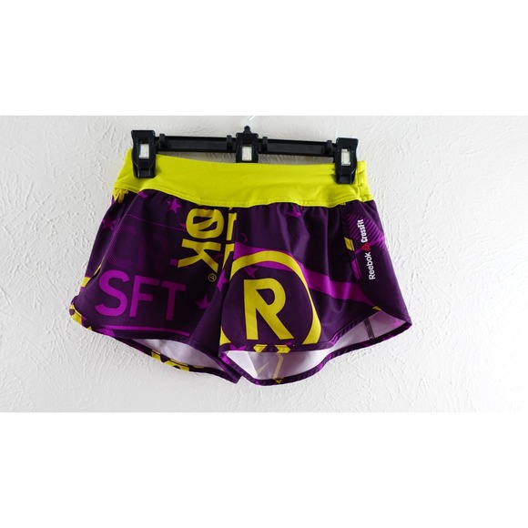 Reebok CrossFit Women's Plum Performance Compression Bootie Shorts size xs - Picture 1 of 8